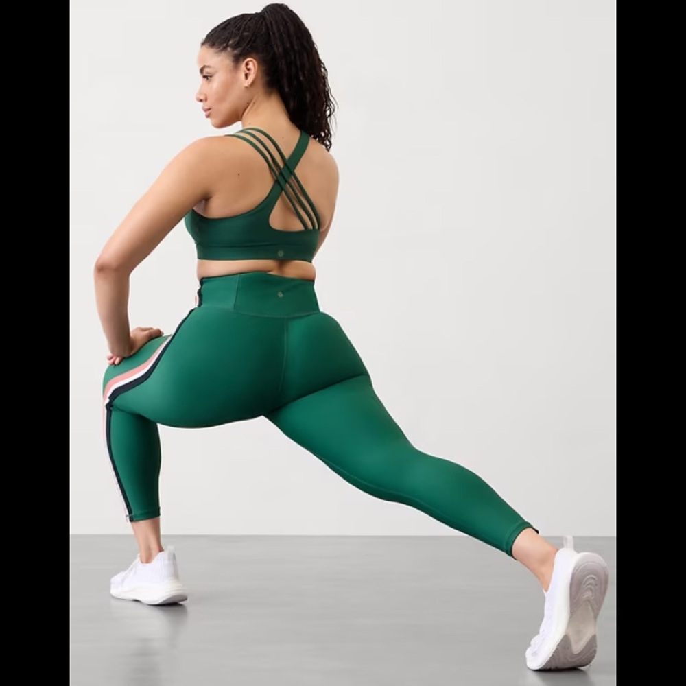 New with tag Athleta Interval side strip tight